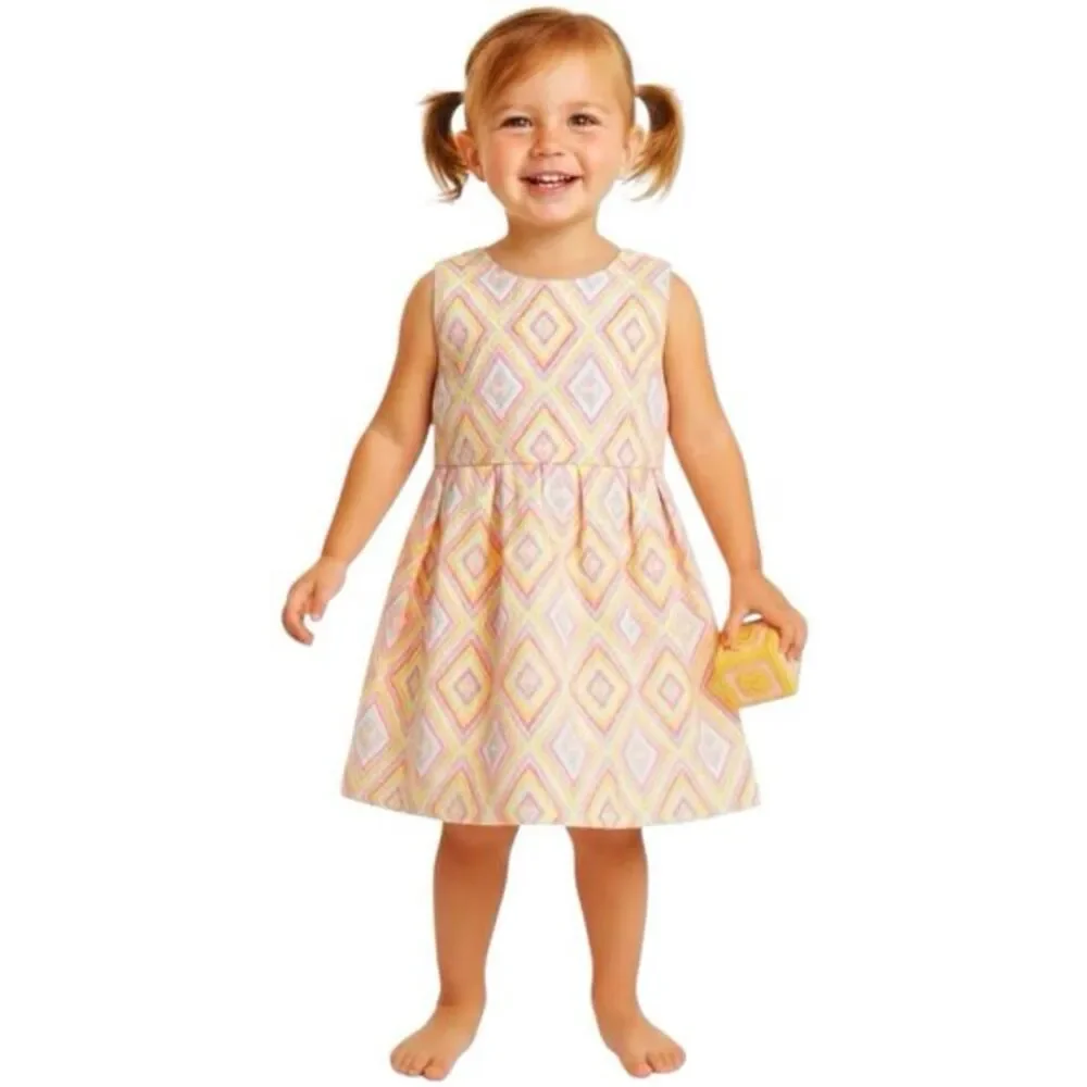 Oshkosh Dress Toddler Girls Size 3T GENUINE KIDS  Sleeveless Easter Spring